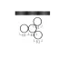 Lámpaoszlopra lámpakar tartó 4 ágú 60mm
