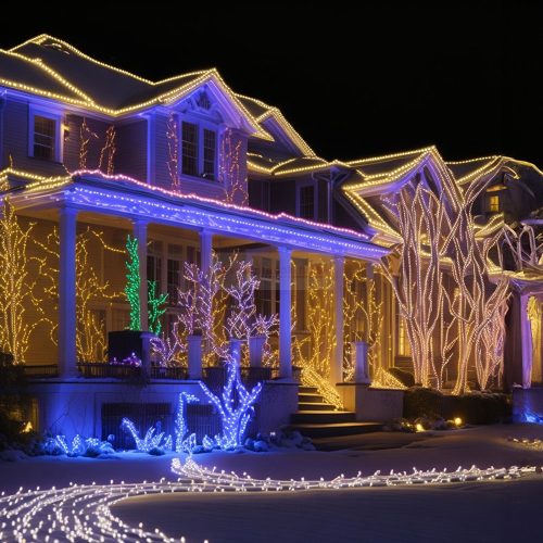 Led fénykábel kék 3W/m 2 csatornás