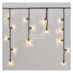   LED jégcsap fényfüzér ghirlande melegfehér 216 led 5 méter toldható