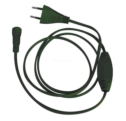 LED fényfüzér zöld betáp kábel 1,5m