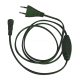 LED fényfüzér zöld betáp kábel 1,5m