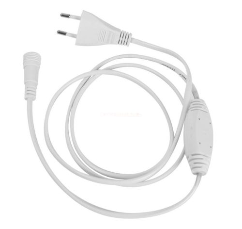 LED fényfüzér fehér betáp kábel 1,5m