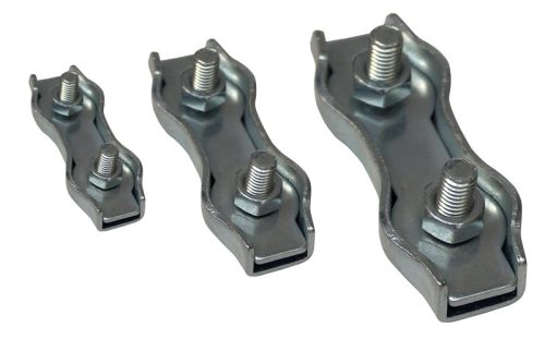 Sodronyszorító bilincs, dupla d=6mm