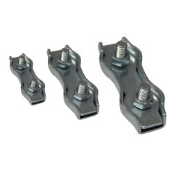 Sodronyszorító bilincs, dupla d=8-9mm