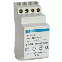   Biztonsági (csengő) transzformátor 230V / 8-12-24V AC, max.8 VA