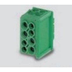   Fővezeték soroló sorkapocs HLAK 2x50 2x70 mm2 zöld/sárga