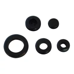 Kábelbevezető, zárt, gumi B=7,2mm, C=5mm