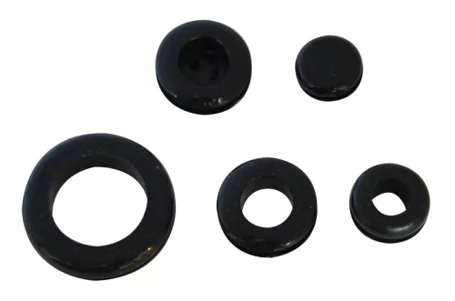 Kábelbevezető, zárt, gumi B=11mm, C=7,8mm