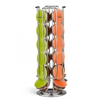   Fém kávékapszula tartó - 24 db Dolce Gusto kapszulához - króm
