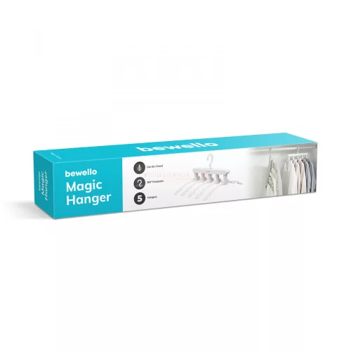 Helytakarékos rendszerező vállfa - 5 db akasztó