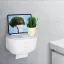 WC-papír tartó szekrény - fehér - 210 x 135 x 135 mm