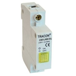 Sorolható ledes jelzőlámpa, sárga 230V, 0,6 W