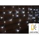 Karácsonyi LED jégcsap fényfüggöny 5+10m IP44 3,6W, 12000-13000K