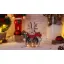 Karácsonyi LED szarvas, fa, elemes, 6+18h,3LED, 3000K, 2xAAA