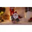 Karácsonyi LED télapó, fa, elemes, 6+18h,3LED, 3000K, 2xAAA