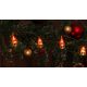 Karácsonyi LED fényfüzér dekoráció, télapó, elemes, 6+18h, 10LED, 3000K, 2xAA