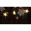 Karácsonyi LED fényfüzér dekoráció, elemes, 6+18h, 10LED, 3000K, 2xAA