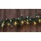 Karácsonyi LED fényfüzér dekoráció, fém csillag, elemes, 6+18h, 10LED, 3000K, 2xAA