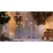 Karácsonyi LED karácsonyfa,fa, ezüst, elemes, 6+18h,5LED, 3000K, 2xAAA