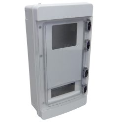   3F Fogyasztásmérő szekrény, almérőhöz 1×6mod+115×94, H×W×D=473×250×129mm, IP65, IK10