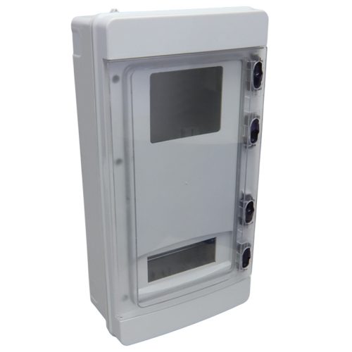 3F Fogyasztásmérő szekrény, almérőhöz 1×6mod+115×94, H×W×D=473×250×129mm, IP65, IK10