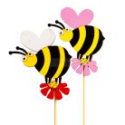 Leszúrható dekoráció - méhecske - 2 féle - 33 cm
