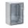 Műanyag elosztó szekrény 300x400x165 ABS átlátszó ajtóval