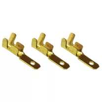   Szigeteletlen rátolható csatlakozó csap 2,8×0,5mm, 0,5-1mm2, sárgaréz