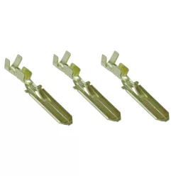   Szig.tlen rátolható csatlakozó csap 6,3×0,8mm, 1-2,5mm2, sárgaréz, rögz.csapos