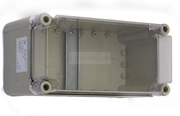 Kábelfogadó szekrény TS35 sínnel 150x 300x 170 IP65 PVT 1530 Sz Csatári Plast