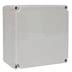   Üres szekrény szerelőlappal műanyag 300x 300x 170 IP65 kültéri PVT 3030 FO Csatári Plast