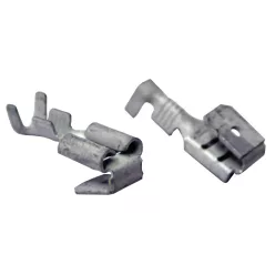 Szigeteletlen rátolható csatlakozó csap+hüvely