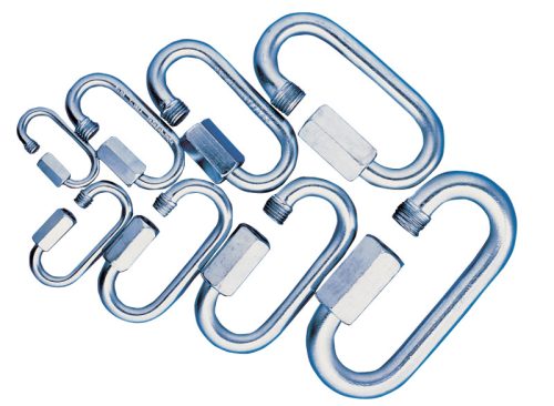 Karabiner, csavaros d=6mm