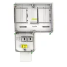 CSATÁRI PLAST PVT 6075 Á-V FM-K 1/3 fázisú kombinált villanyóra szekrény (N.+É) 80A földkábeles