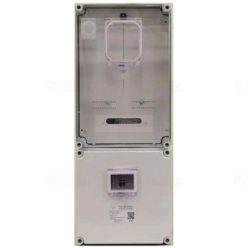   Csatári Plast 1/3F mérőszekrény 1xM63.80A szabadvezetékes 1-szintes 1-mérőhely PVT 3075 Fm-SZ-U