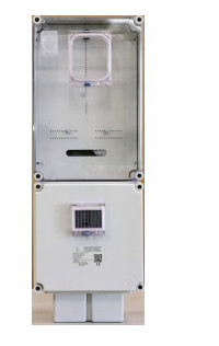 Csatári Plast 1/3F mérőszekrény 1xM63.80A földkábeles 1-szintes 1-mérőhely 1M PVT 3075 Fm-K-U