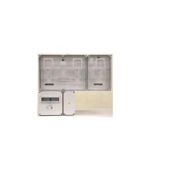   Csatári Plast 1/3F mérőszekrény 1xM63.80A+1xV32+1xH80A szabadvezetékes 2 PVT 7590 Á-V-H Fm-SZ-U