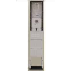   Csatári Plast 1/3F mérőszekrény 1xM63.80A földkábeles álló 1-szintes 1-mérőhely PVT-K-L Fm-40-U