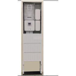   Csatári Plast 1/3F mérőszekrény 1xM63.80A +H63.80A földkábeles álló 1-szintes 1 PVT-K-L Fm-53-U