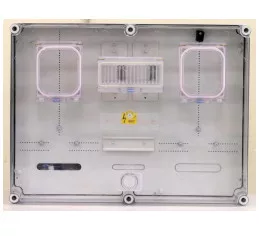 Csatári Plast 3F mérőmodul csoportos M63A V32A alacsony fedél+szellőző 1 1M PVT 6045 Á-V Fm-CS-U 