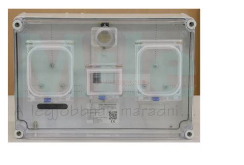 Csatári Plast 1F mérőszekrény társasházi M63A H63A 1-szintes 1-mérőhely 2 2M PVT 3045 Á-H Fm-CS