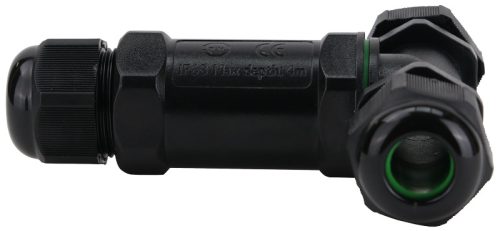 Tömítőszelencés kábeltoldó, T-elágazó 0.5-4 mm2, IP68
