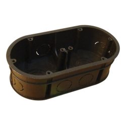 Sorolt dupla szerelvénydoboz 2x65