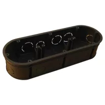 Sorolt tripla szerelvénydoboz 3x65