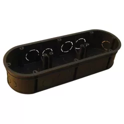 Sorolt tripla szerelvénydoboz 3x65