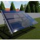 Földre telepíthető napelem-tartószerkezet  30°-os dőlésszög, 6 napelem, 1750mm, vízszintes szerelés