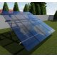 Földre telepíthető napelem-tartószerkezet  30°-os dőlésszög, 8 napelem, 1750mm, függőleges szerelés