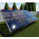 Földre telepíthető napelem-tartószerkezet  30°-os dőlésszög, 9 napelem, 1750mm, vízszintes szerelés