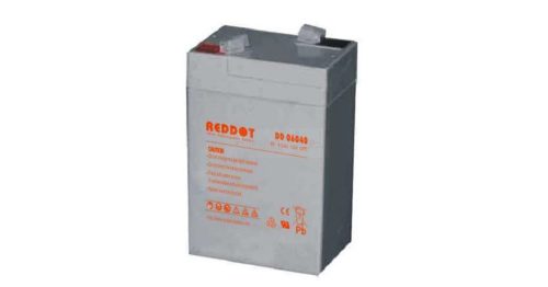 Reddot 6V 4Ah zárt gondozásmentes AGM akkumulátor