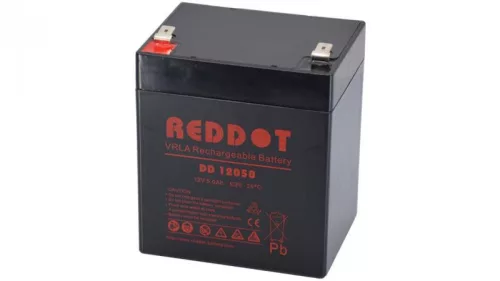 Reddot 12V 5Ah zárt gondozásmentes AGM akkumulátor Riasztóhoz